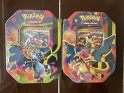 Pokemon TCG: Mega Charizard ex Tin X & Y - Phantasmal Flames - New & Sealed✅ - Image 1