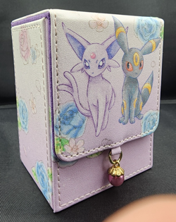Pokemon Center 2017 Exclusive Umbreon & Espeon Deck Box & Dividers - Image 3