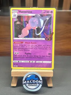 Hatterene 073/198 Trick or Trade BOOster Holo Promo NM 2022 Holo - Image 1