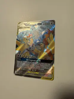 Pokemon TCG Moltres & Zapdos & Articuno GX 66/68 Hidden Fates UR FA Holo EN - Image 3