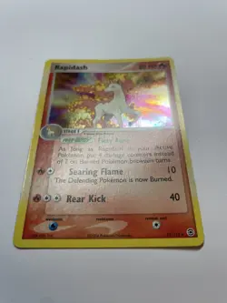 Rapidash 13/112 Holo Rare EX Fire Red Leaf Green Pokemon TCG Pack Fresh NM - Image 2