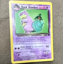 Pokemon TCG Team Rocket Dark Slowbro 29/82 Unlimited Rare Regular English 60 HP - Image 1
