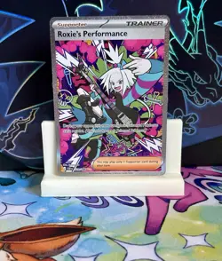 Roxie's Performance 121/086 Special Illustration Rare NM Pokemon Chaos Rising - Image 1