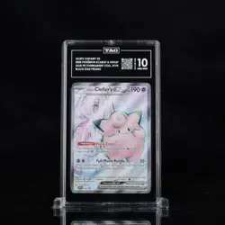 2025 Pokemon Scarlet & Violet #195 Lillie's Clefairy EX Promo TAG 10 (960) - Image 1
