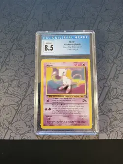 Pokemon: Mew #8 Black Star Promo Poke League 2000 Rare Non-holo - CGC 8.5 - D92 - Image 1