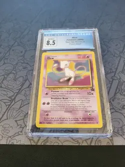 Pokemon: Mew #8 Black Star Promo Poke League 2000 Rare Non-holo - CGC 8.5 - D92 - Image 3