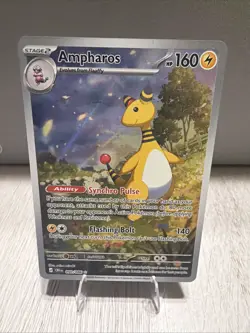 Ampharos - 090/086 - Pokemon Me04: Chaos Rising Illustration Rare NM - Image 1