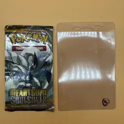 Pokemon Heart gold Soul Silver - 10 Card Booster Pack - Lugia Art - Sealed - Image 1