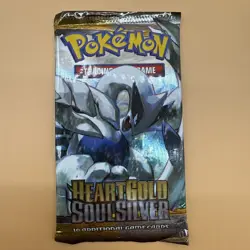 Pokemon Heart gold Soul Silver - 10 Card Booster Pack - Lugia Art - Sealed - Image 2