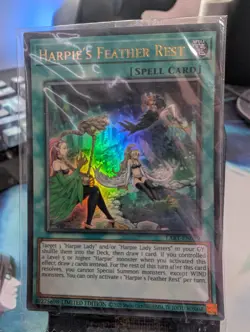 YuGiOh! Harpie's Feather Rest LART-EN029 Ultra Rare SEALED - Image 1