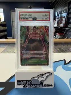 2024 One Piece OP06 Wings Of The Captain Roronoa Zoro #118 OP06-118 PSA 10 - Image 1