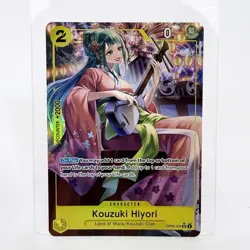 Kouzuki Hiyori OP06-106 Alt Art SR Wings of the Captain NM One Piece Card EN - Image 1