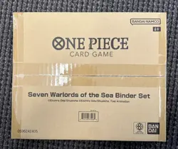 One Piece TCG: Bandai Seven Warlords of the Sea Binder Set (English) - SEALED! - Image 1