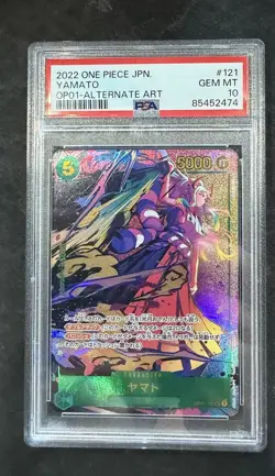 Yamato OP01-121 Japanese One Piece Romance Dawn PSA 10 Alt Art 🔥 - Image 1