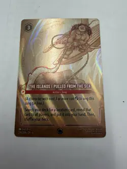 Disney Lorcana Enchanted The Islands I Pulled From The Sea 216/204 Azurite Sea - Image 1
