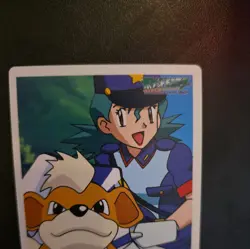 Carddass BANDAI NINTENDO Officer Jenny Growlithe Pokemon Card Japanese - Image 5