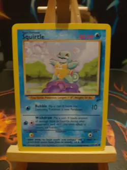 Pokemon Card Squirtle 93/130 Base Set 2 Common WOTC - Image 1