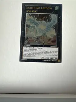 Yu-Gi-Oh Lightning Chidori 1st Edition Ultimate Rare Card CBLZ-EN052 - Image 1