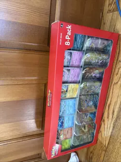 Costco Prismatic Evolutions 8 Pack Tins + Promo Cards Sealed - Image 3