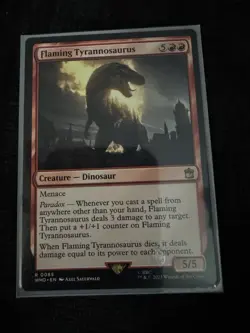 Flaming Tyrannosaurus Universes Beyond: Doctor Who Regular - Image 1