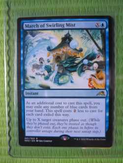 March of Swirling Mist 061 MTG Kamigawa: Neon Dynasty Rare Regular - Image 1