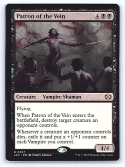 Patron of the Vein 207 Commander: The Lost Caverns of Ixalan MTG NM - Image 1