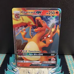 🔥Charizard GX 9/68 Hidden Fates Ultra Rare Full Art Pokemon Card🔥 battle deck - Image 1