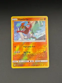 Pokemon Hawlucha Reverse Holo Uncommon SM - Forbidden Light 70/131 NM - Image 1