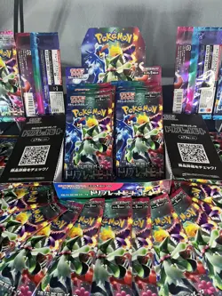 Pokemon Triplet Beat 2023 Japanese 1 x Sealed Booster Pack Scarlet & Violet sv1a - Image 2