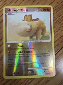 Hippopotas 51/130 Reverse Holo Uncommon Diamond & Pearl Pokemon TCG - Image 1