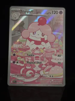 Pokemon Slurpuff Full Art Holo Illustration Rare ASC 236/217 2024 120 HP EN - Image 1