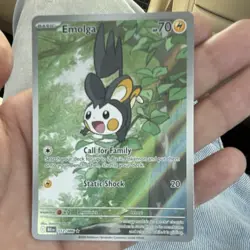The Pokemon Company Emolga 112/086 Sv: Black Bolt Rare Reverse Holo English 2025 - Image 2