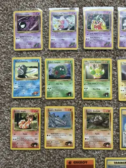 Pokemon TCG Gym Heroes Bundle x17 (1999–2000) Vintage WOTC Joblot - Image 2