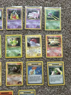 Pokemon TCG Gym Heroes Bundle x17 (1999–2000) Vintage WOTC Joblot - Image 4
