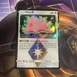 Pokemon TCG Ditto Prism Star 154/214 Lost Thunder Prism Rare Holo English NM/M - Image 1