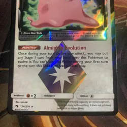 Pokemon TCG Ditto Prism Star 154/214 Lost Thunder Prism Rare Holo English NM/M - Image 3