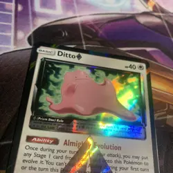 Pokemon TCG Ditto Prism Star 154/214 Lost Thunder Prism Rare Holo English NM/M - Image 4