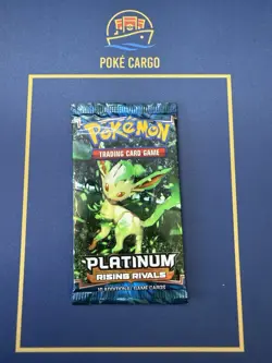 Pokemon Platinum Rising Rivals Booster Pack Sealed Lefeon Art - Image 1