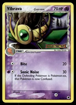2006 Pokemon - Dragon Frontiers Vibrava - HOLO - Stage 1/Uncommon #42 - Image 1