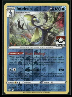 Inteleon (Pokemon League) 58/202 Holo P League & Championship Cards LP Pokemon - Image 1