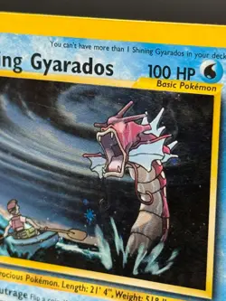 Pokemon TCG Shining Gyarados Holo Neo Revelation Card 65/64 - Image 3