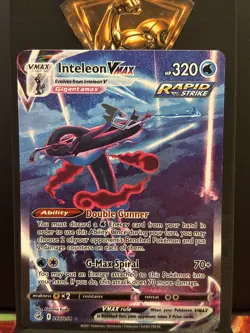Pokemon TCG Inteleon VMAX (Alternate Art Secret) 266/264 Swsh08: Fusion Strike - Image 1
