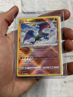 Radiant Charizard 020/159 Crown Zenith Ultra Rare Holo Shiny Pokemon Card NM/MT - Image 2