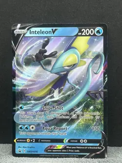 Inteleon V SWSH016 Holo Promo Sword & Shield Promo Pokemon Near Mint - Image 1