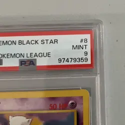 Mew Pokemon Black Star Promo 2000 Pokemon League PSA GRADE 9 MINT - Image 2
