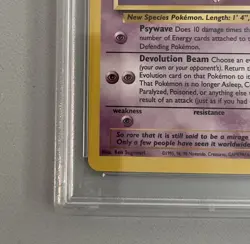 Mew Pokemon Black Star Promo 2000 Pokemon League PSA GRADE 9 MINT - Image 4