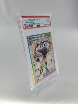 PSA 9 Umbreon ex SVP 176 Pokemon Promo Premium Figure Collection 2025 MINT 2 - Image 2