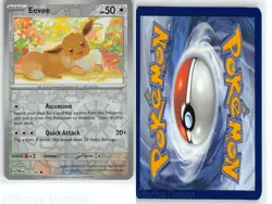 Eevee 135/167 Common Twilight Masquerade Pokemon Reverse Holo NM satoma - Image 3