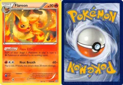 Flareon 13/98 Uncommon Ancient Origins Pokemon LP sui - Image 3