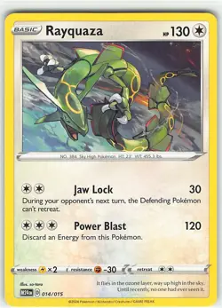 Rayquaza 014/015 Promo McDonald's Promos 2024 Pokemon NM so-taro - Image 1